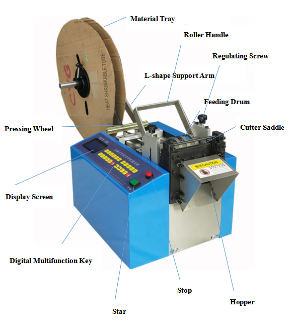 TMAX brand Nickel Strip Cutting Machine/Heat Shrink Tube Cutting Machine/Webbing/Ribbon/Fabric Hot Cutting Machine