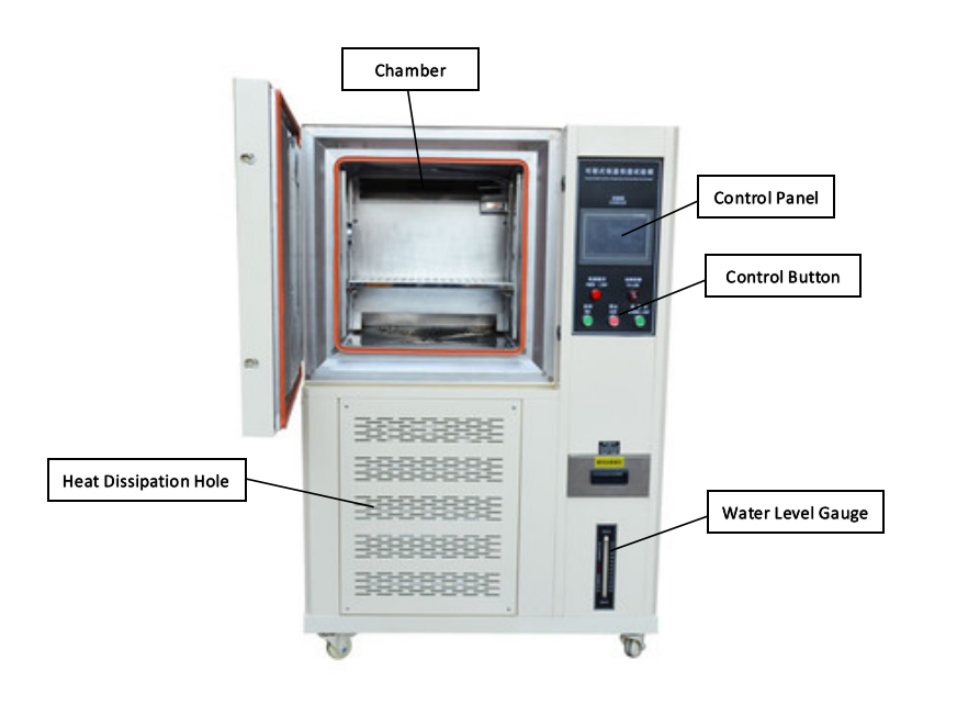 50L~1000L Lab Environmental Programmable High Temp Temperature Humidity Test Thermal Chamber for Climatic Simulation