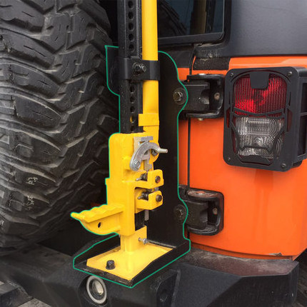 T-max Jack mount bracket for lift kit and tire carrier