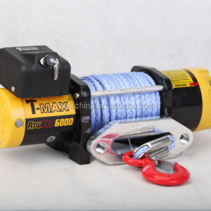 T-max synthetic rope winch 12v 6000lbs winch ATV  UTV winch