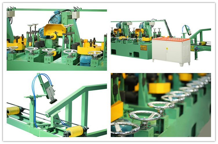 Stainless steel square pipe polishing machine