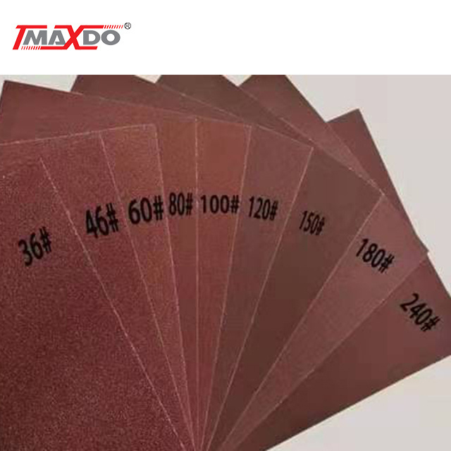 MAXDO Auto Abrasive Sand Paper Sheets Wet and Dry Glass Silicon Carbide Alumina Oxide Emery Cloth Water Sand Paper