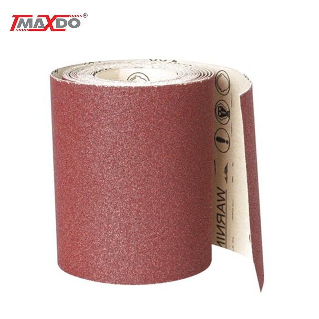 1000 grit Customized Aluminium Oxide Emery Cloth Sanding Paper Abrasive Roll