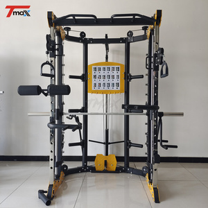 Best selling Heavy cross squat rack power  3d professional  gym half smith machine gym power rack cheap  rack gym smith machine