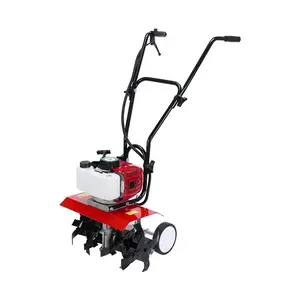 Farm Agricultural Mini 52CC Cultivators Planter Rice Cultivating Ridge Making Machinery Rotary Power Tillers