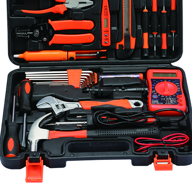 Professional Combination Hardware Toolbox Multi Function Garden Handwork Household Repair Maintain Electrician Tool Set Kit