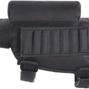 Hunting Shooting Tactical Cheek Rest Pad Ammo Pouch with 7 Shells Holder