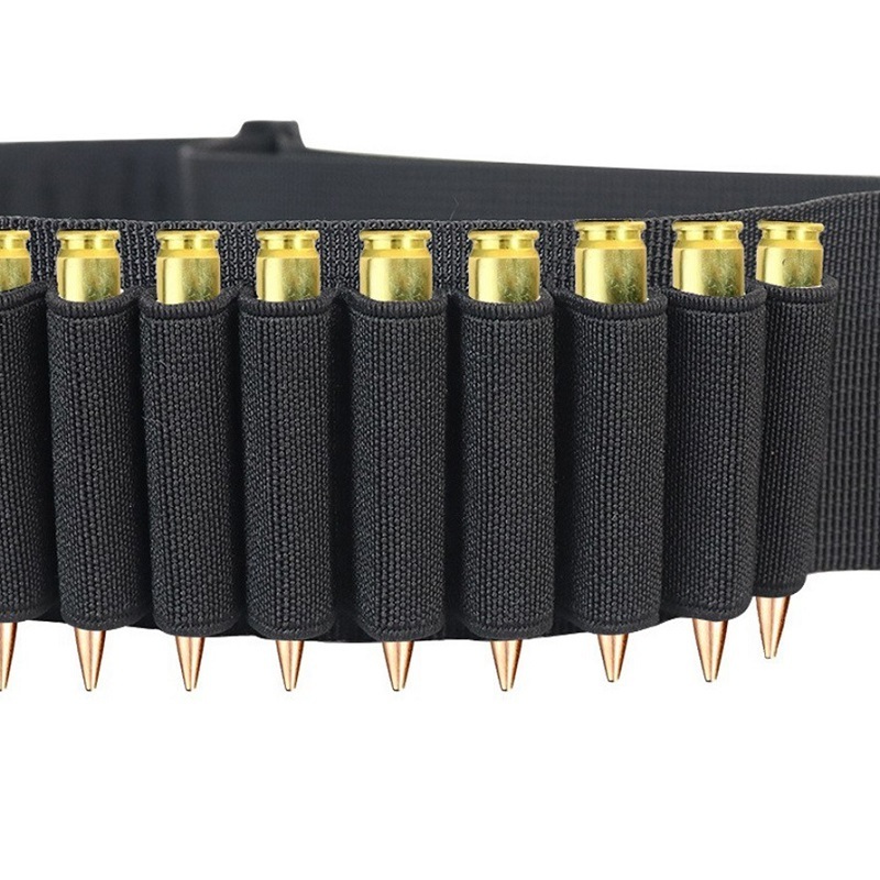 Hunting Tactical Concealed Adjustable Hunting Waist Belt Ammo Pouch Cartridge Belts