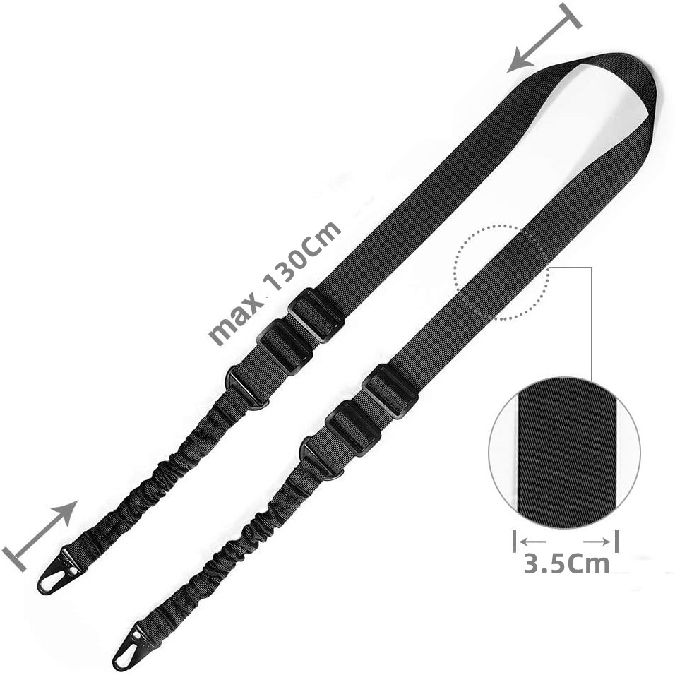 2 Pack Sling Swivels Two Point Sling with Anti-Rotation Sling Swivels Adjustable Length TacticsSling