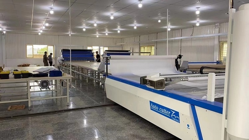 Multilayers material spreader fully automatic cloth fabric spreading machine