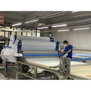 Multilayers material spreader fully automatic cloth fabric spreading machine