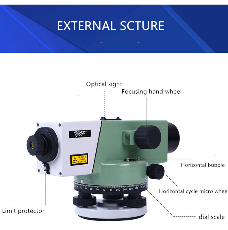 T-Measurement dumpy automatic level price machine DS32S self leveling rotating digital and auto laser level