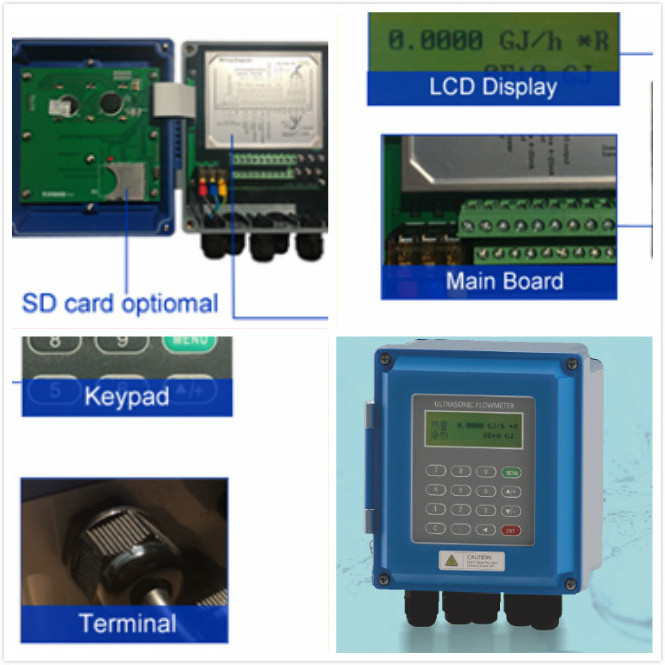 Taijia TUF 2000B Digital Fuel Diesel Gasoline Rotary Positive Displacement Meter mechanical flow meter