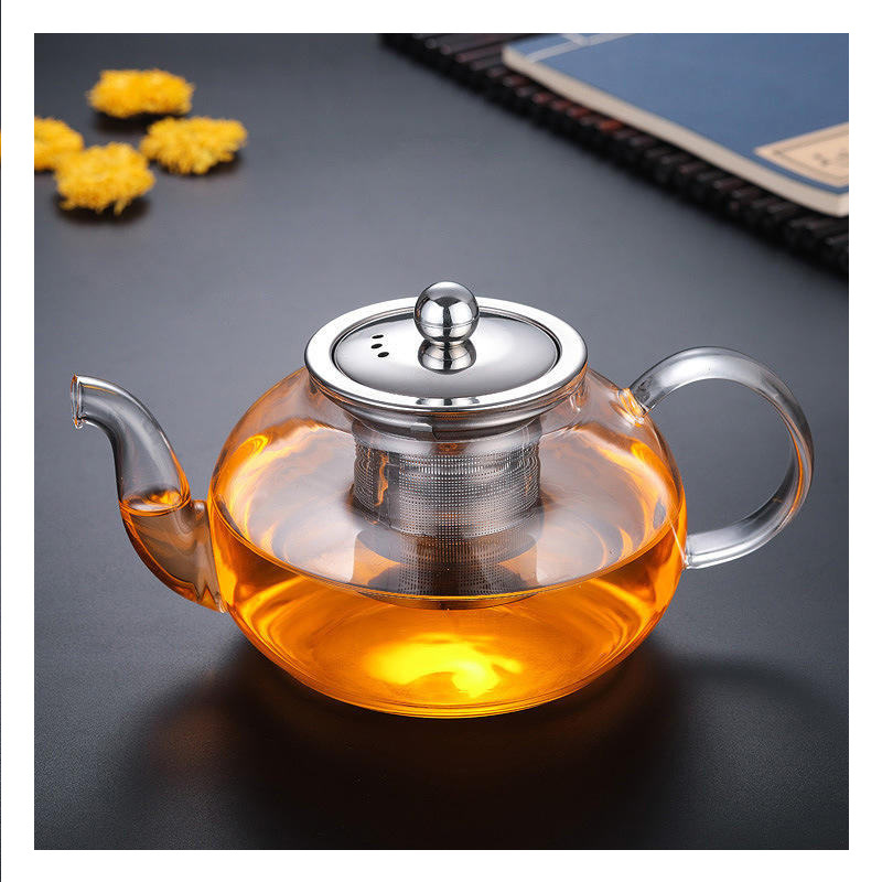 Customized Logo 1000Ml Heat Resistant Drinking Green Red Tea Pots Kettles