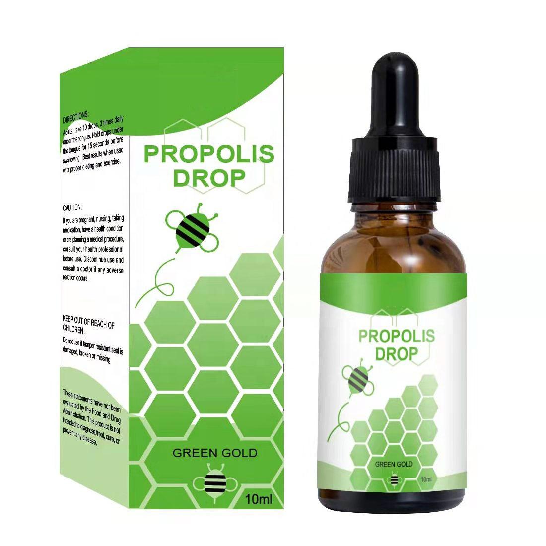 Wholesale Water-Soluble Organika Drops Pure Peg 400 Extract Brazil Green Bee Propolis Liquid