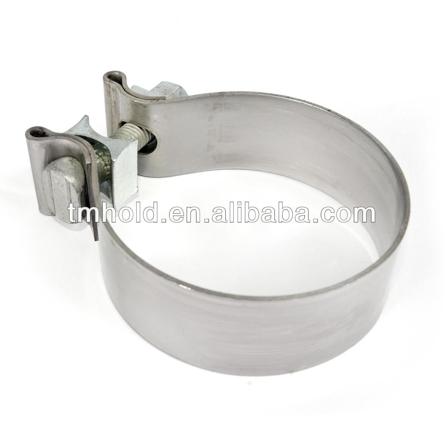 2.0 inch high pressure exhaust pipe hose clamps for fixing auto body