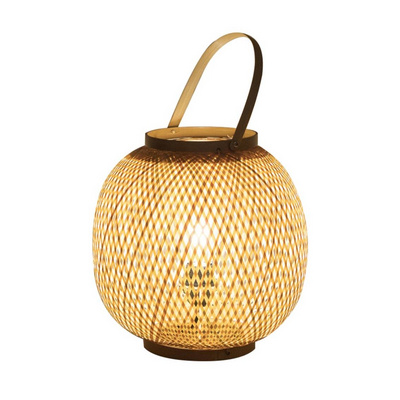 Bamboo Lamp Shade Chandelier Lamp Lampshade E27 Japanese Style Light  Shade for Table Lamp Floor Light Accessory Light Green