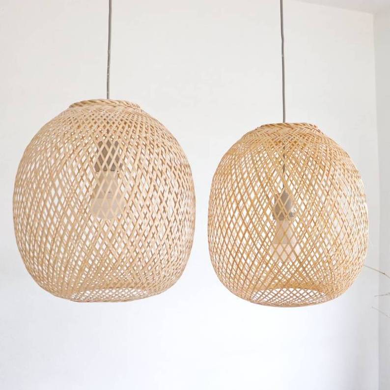 Hot selling low price garden decoration bar cafe festival hotel lantern rattan bamboo woven camping floor candle lamps