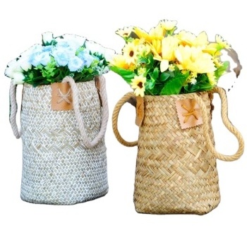 High quality Indoor Seagrass plant stand, garden pots & planters from Vietnam