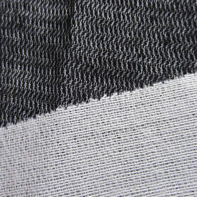 Polyester Rayon or Viscose weft insert brushed fusing adhesive fusible interfacing Interlining fabric for suit and jacket