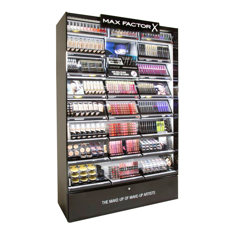 Department Store High End Perfume Eyelash Foundation Cosmetics Display Rack