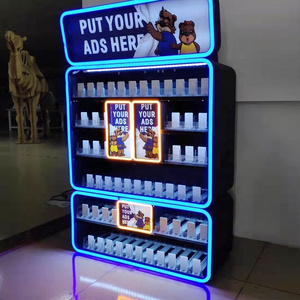 Custom POP Floor Other Retail Store Product Display Cabinet Unit Stands Candy Food Beverages Display Rack