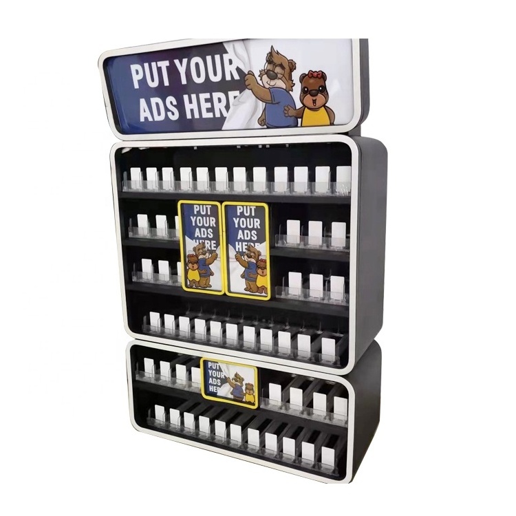 Custom POP Floor Other Retail Store Product Display Cabinet Unit Stands Candy Food Beverages Display Rack