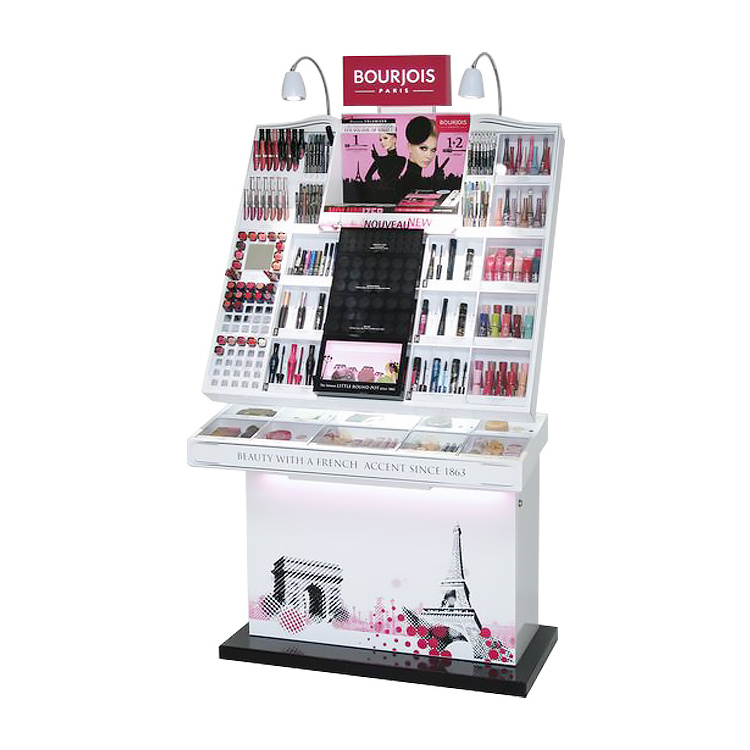 Metal Customized Cosmetics Perfume Eyelash Beauty Store display stand