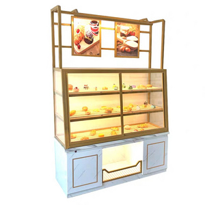 Professional modern commercial  equipment pastry refrigerated table top bakery showcase cake display cabinet