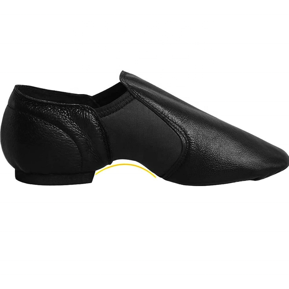 Latest Design Leather Upper Slip-on Jazz Shoes Leather Slip On for Girls, Boys, Women, Men