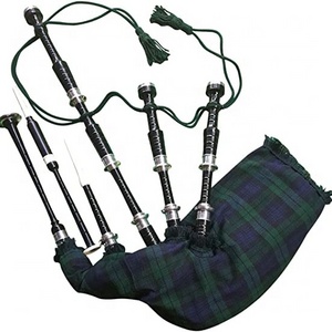 Scottish Great  Set of Full Size Great Highland Bagpipe Rosewood Standard Bore Fully Combed and Beaded Highland Bagpipe