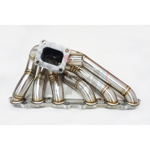 TM performance SS304 T4 Equal Length VVTi 2JZ-GE Exhaust Manifold Supra 2JZ GE 2JZGE JZA80 3.0MM Steam Pipe 1993-1998