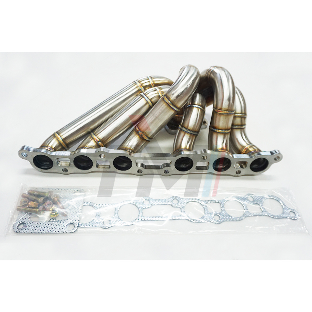 TM performance SS304 T4 Equal Length VVTi 2JZ-GE Exhaust Manifold Supra 2JZ GE 2JZGE JZA80 3.0MM Steam Pipe 1993-1998