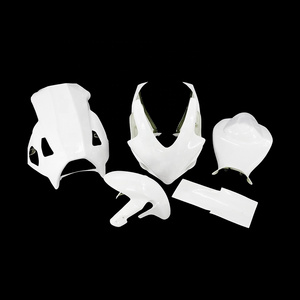 Motorcycle Fiberglass Race Fairing Bodywork Kit For GSXR1000 2005 2006 With Race tail White Gelcoat fairing kit