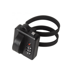 Motorcycle 3 Digit Password Anti-Theft Helmet Lock