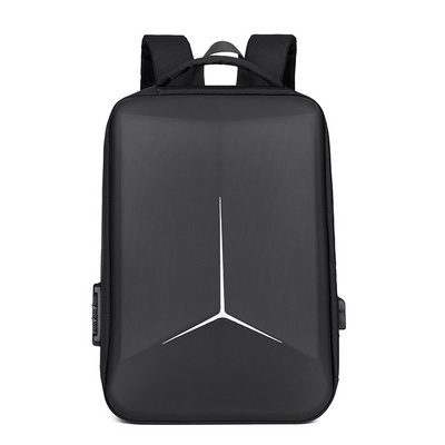 Anti-theft laptop backpack with USB charging port waterproof men hard shell travelling bags backpacks