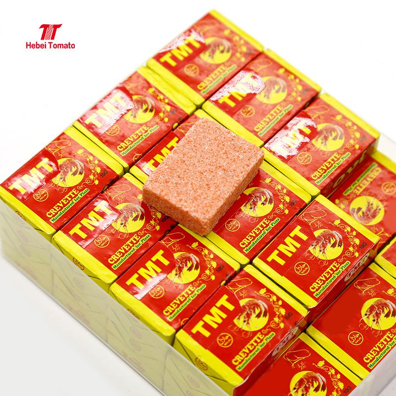 Halal Factory Bouillon Stock Cube Shrimp Seasoning Cube with 4G/10g Sizes