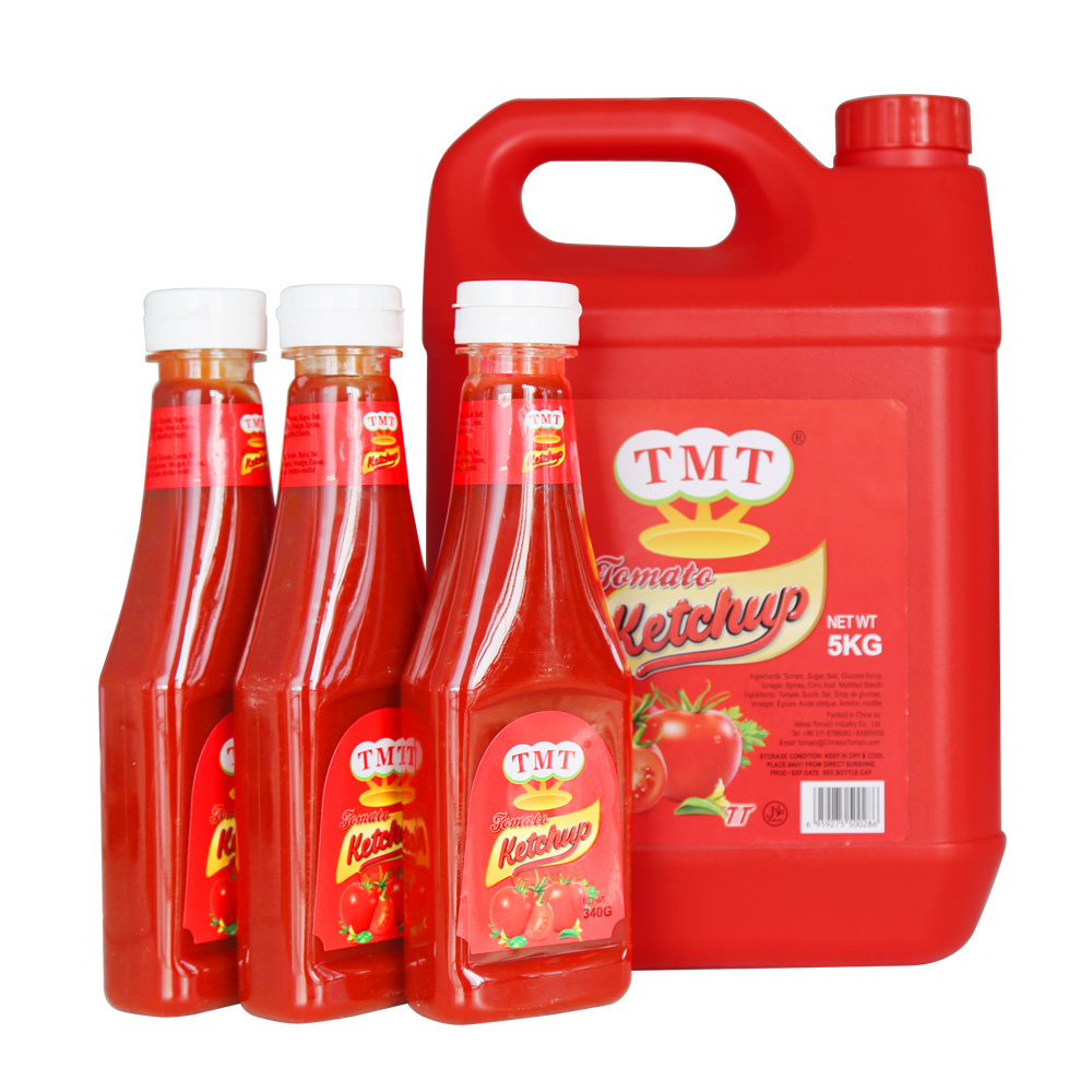 Alfa Tomato Ketchup with 340g and 5L Packing