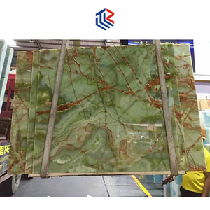 supplier wholesale Natural Stone polished marble stone Green onyx slabs