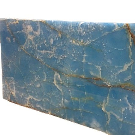 United State blue onyx slabs for countertops wall floor tiles