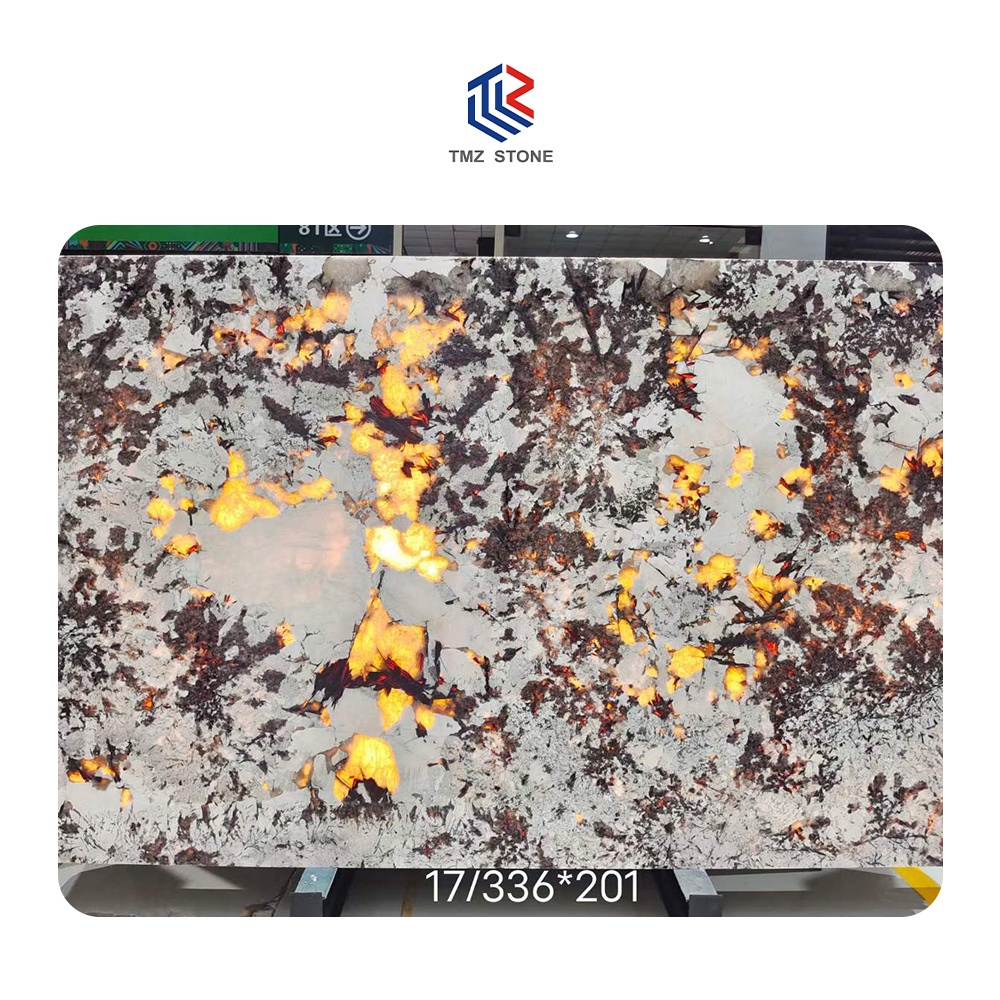 TMZ Wholesale Price Pandora White Marble Slab Patagonia Marble Slab Tile Natural Luxury Stone Brazilian Pandora Marble