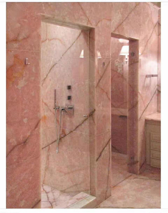 Factory Price Luxury Pink Onyx Marble Flooring Wall Tiles for Home Hotel Decoration