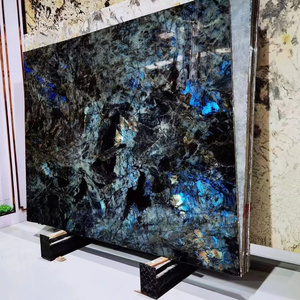 TMZ Brazilian Natural granito Blue Granite losa Blue Labradorite Granite Slab for Luxury Dining Table Top