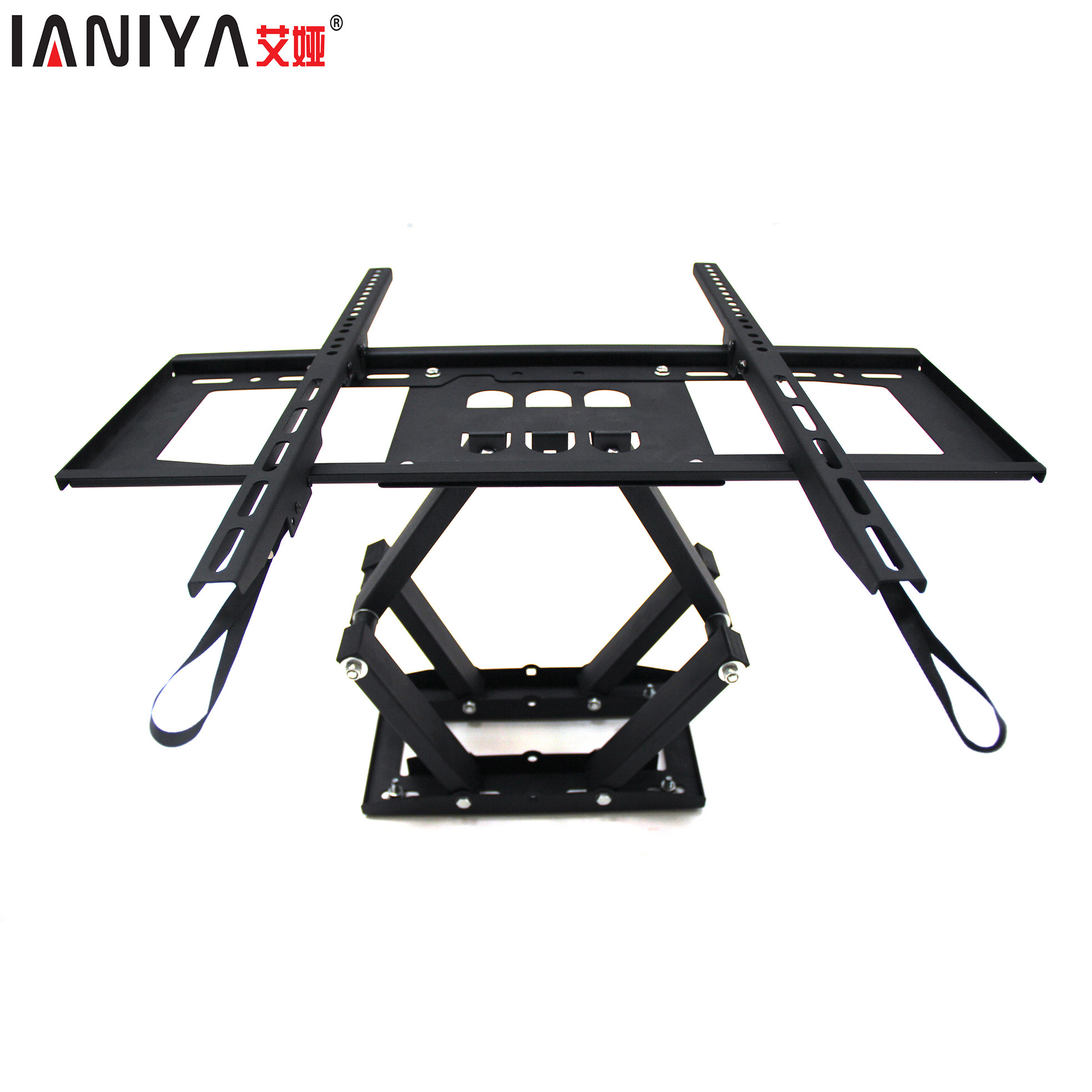 Hot Sale Swiveling Retractable Motorized TV Wall Mount Bracket for 26 to 65 inch lcd led plasma TV