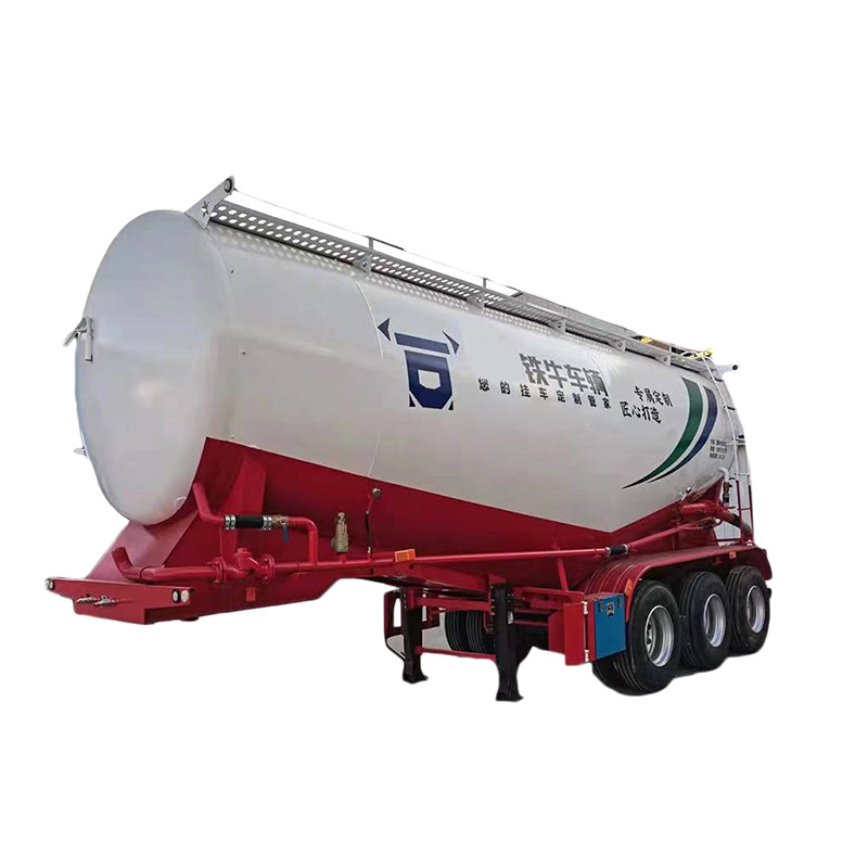 powder material transport bulker silo carrier bulk cement tank semi truck trailer for sale