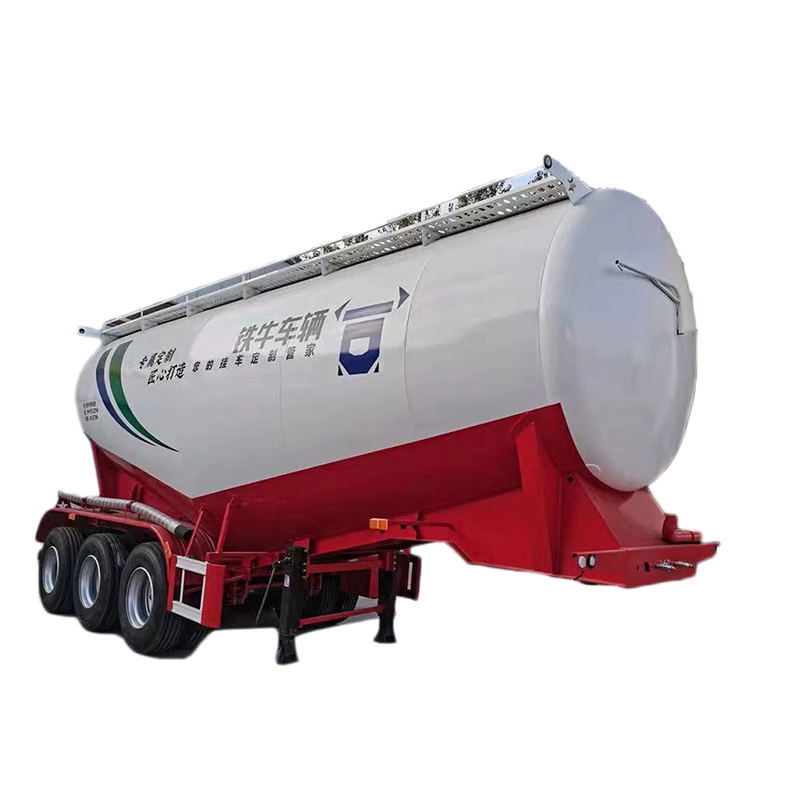 powder material transport bulker silo carrier bulk cement tank semi truck trailer for sale