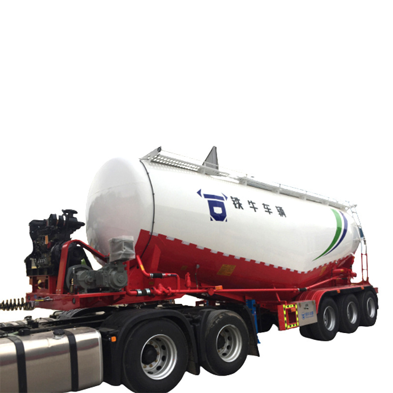 powder material transport bulker silo carrier bulk cement tank semi truck trailer for sale