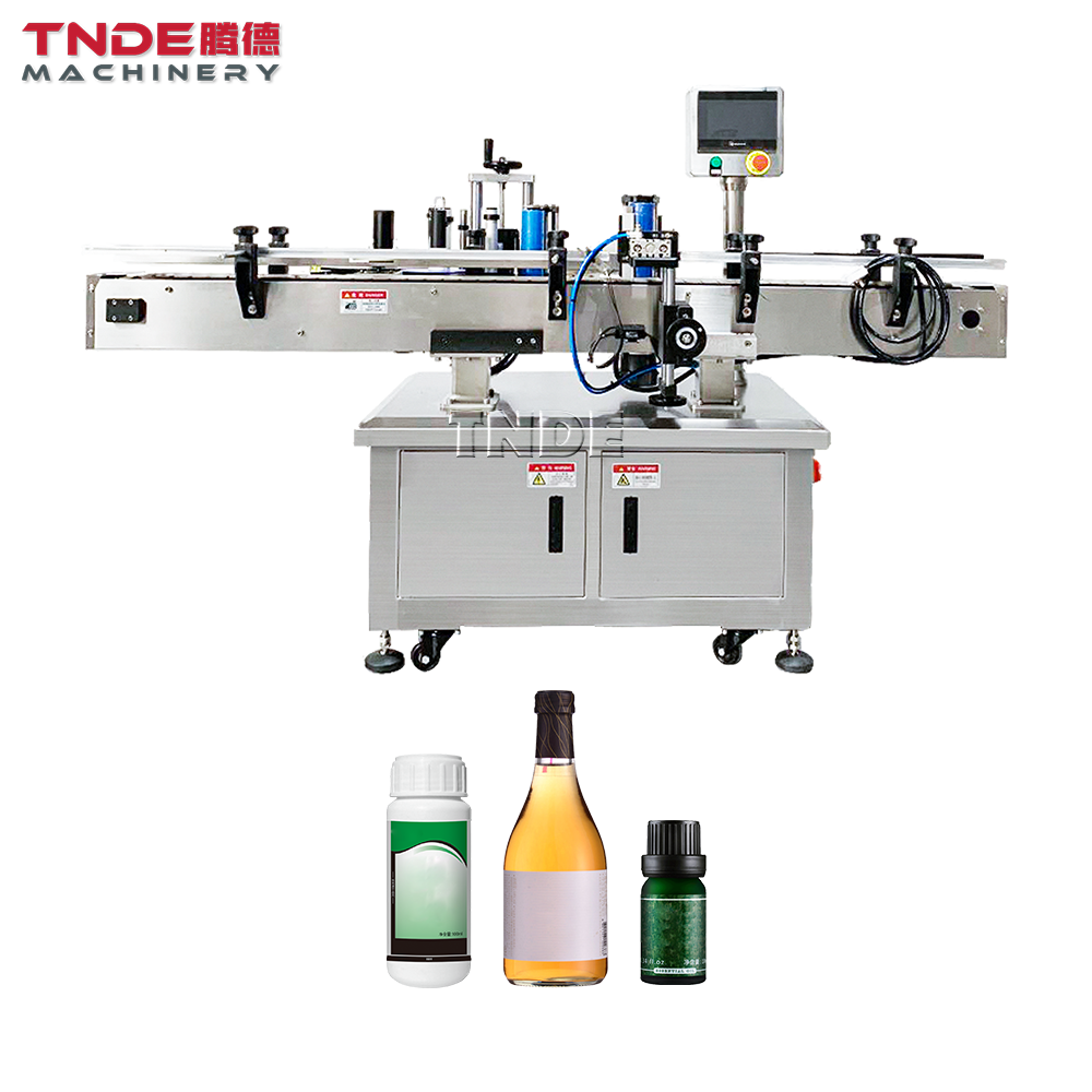 TNDE Hair Conditioner Body Lotion Vial Labeling Machine Automatic Self-adhesive Labler Machinery