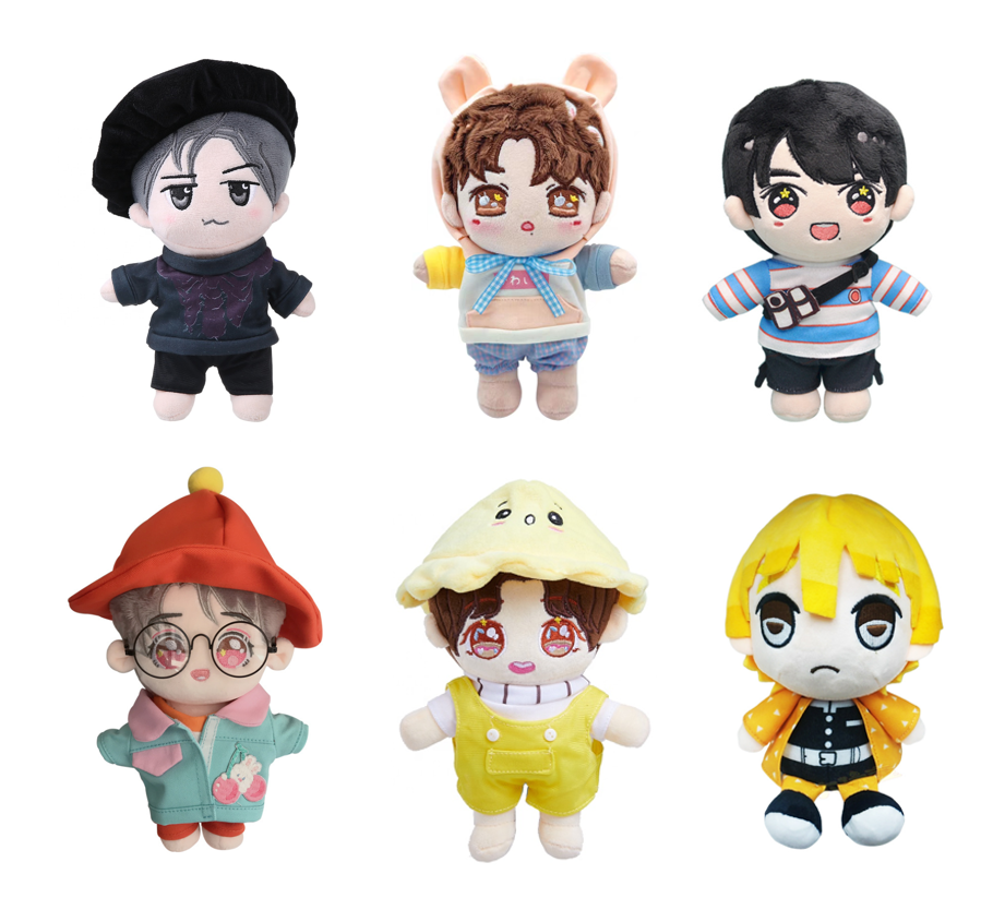 3d Face Plush Doll 15cm 20cm Plush Kpop Star Doll Plush Toys