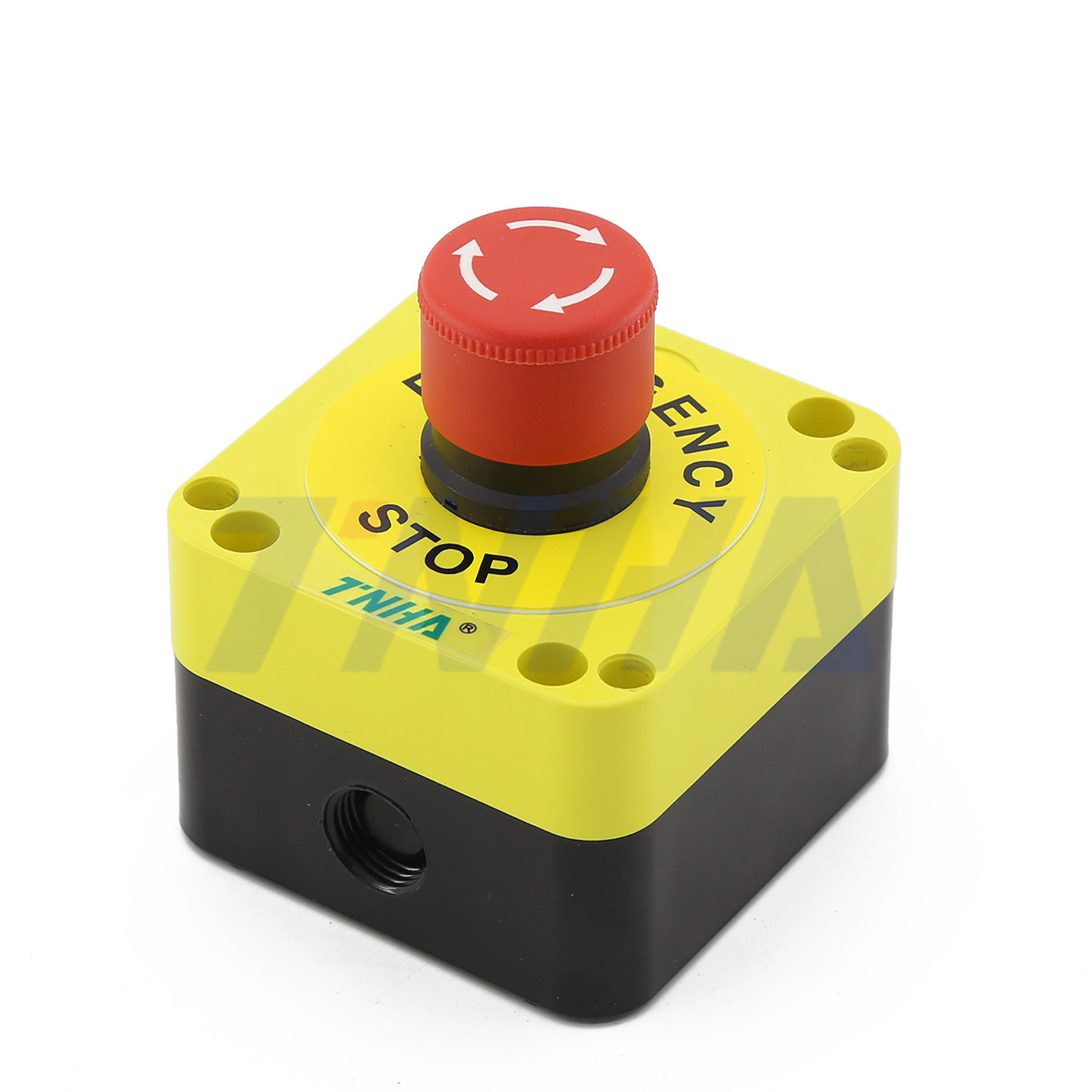 TNHA IP65 Waterproof  Push Button Switch Control Station Box Emergency Stop Switch